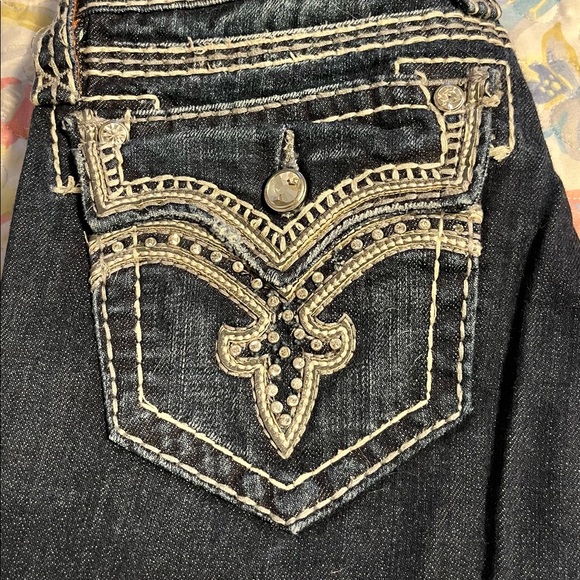 Barely worn Rock Revival jeans, Darcy, Easy Boot, size 27 (waist). - Picture 6 of 10